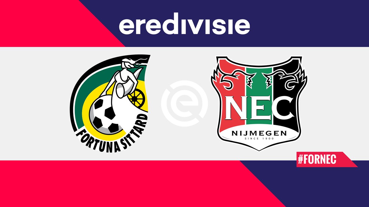 Fortuna Sittard vs NEC Nijmegen poster Fortuna Sittard vs NEC Nijmegen poster
