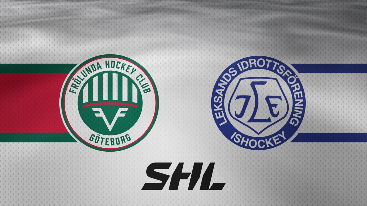 Frölunda HC vs Leksands IF poster Frölunda HC vs Leksands IF poster