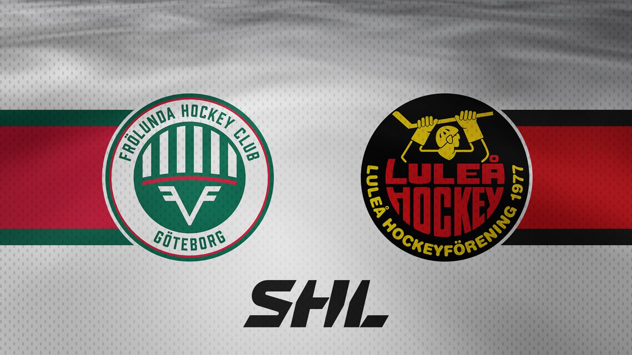 Frölunda HC vs Luleå HF poster Frölunda HC vs Luleå HF poster