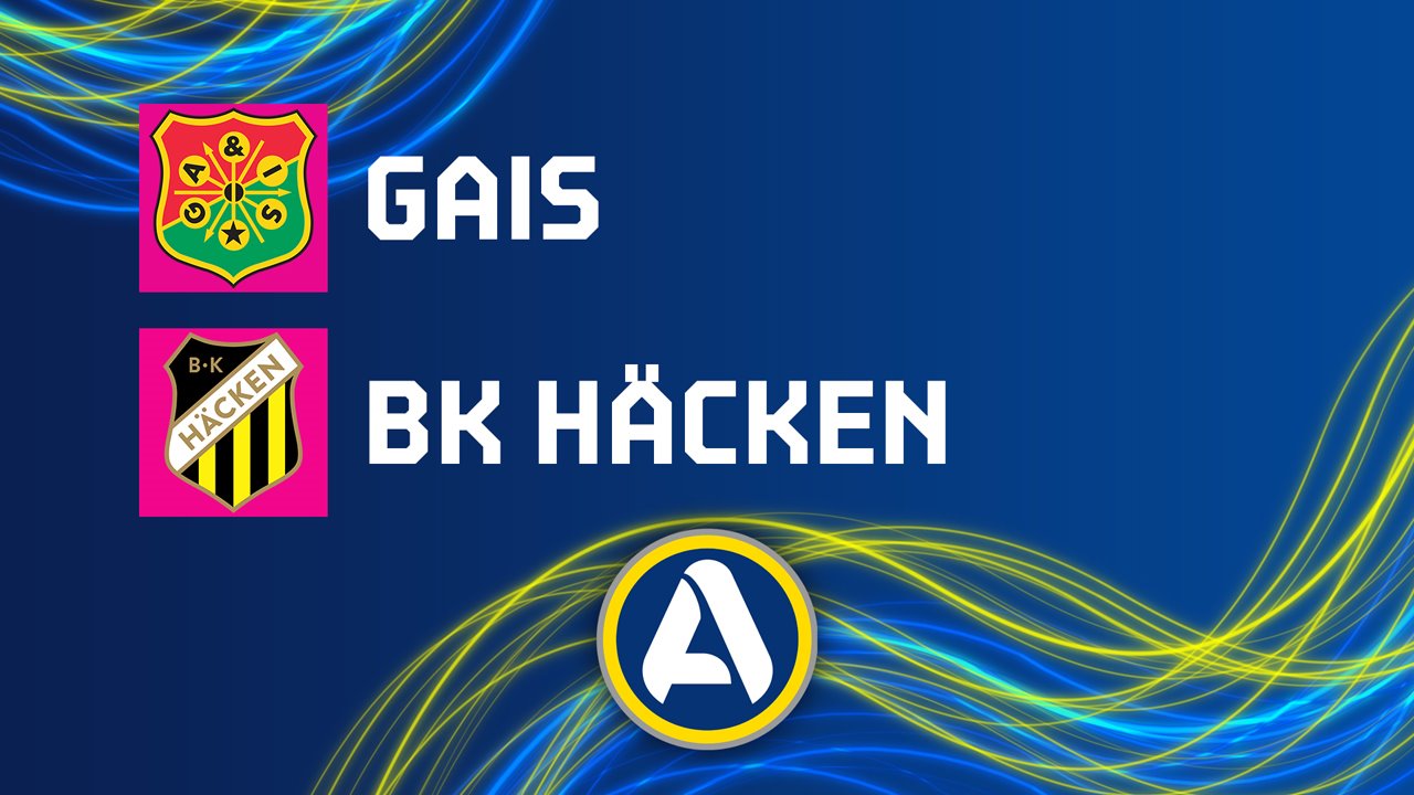 Gais vs Hacken poster Gais vs Hacken poster