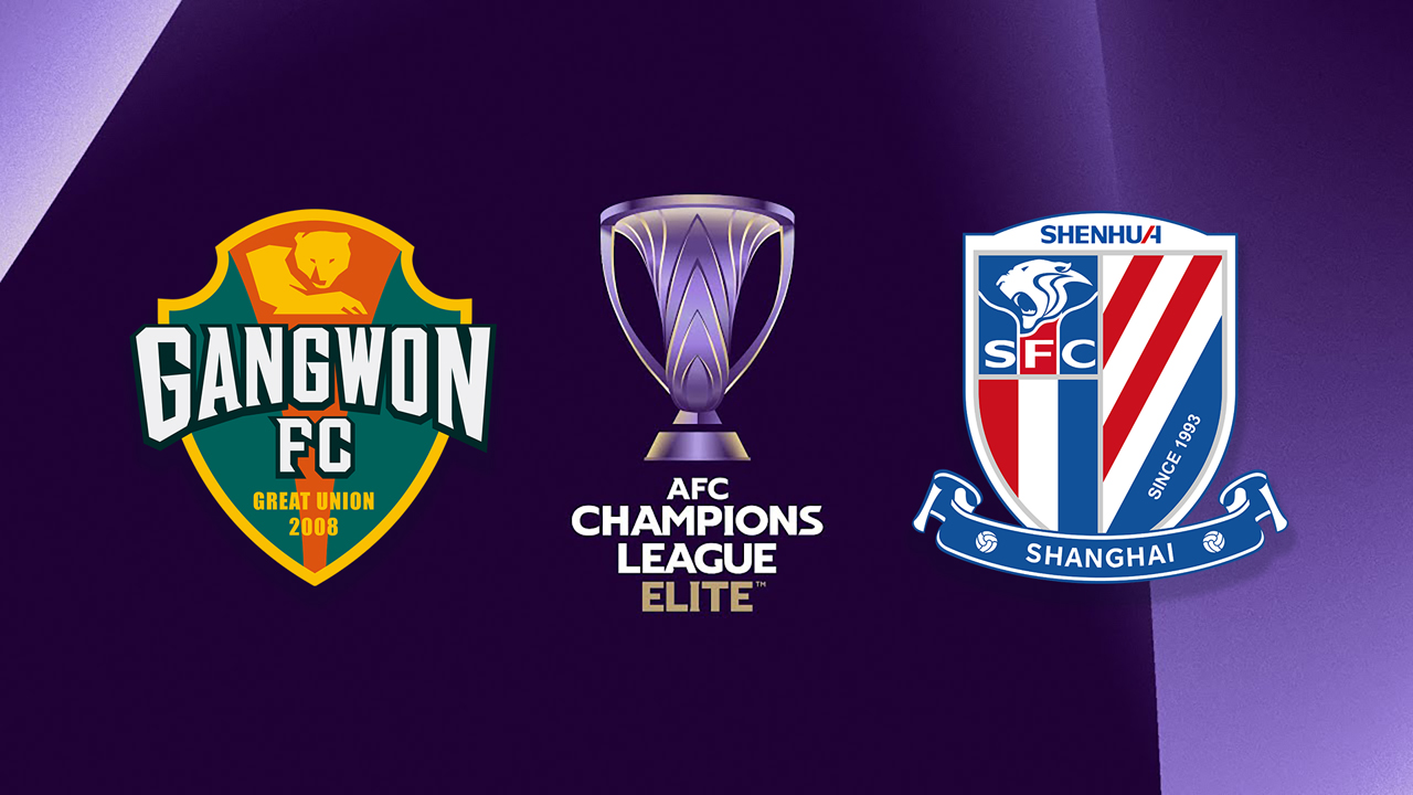 Gangwon FC vs Shanghai Shenhua poster Gangwon FC vs Shanghai Shenhua poster