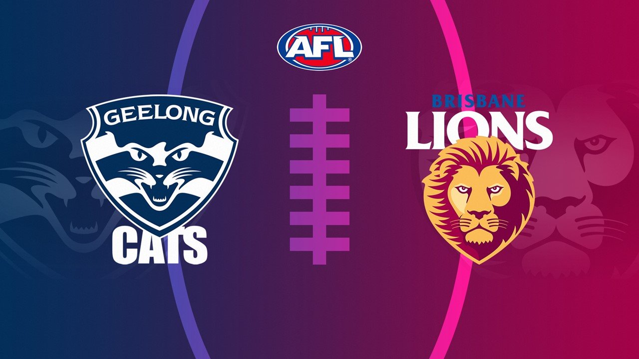 Geelong Football Club vs Brisbane Lions poster Geelong Football Club vs Brisbane Lions poster