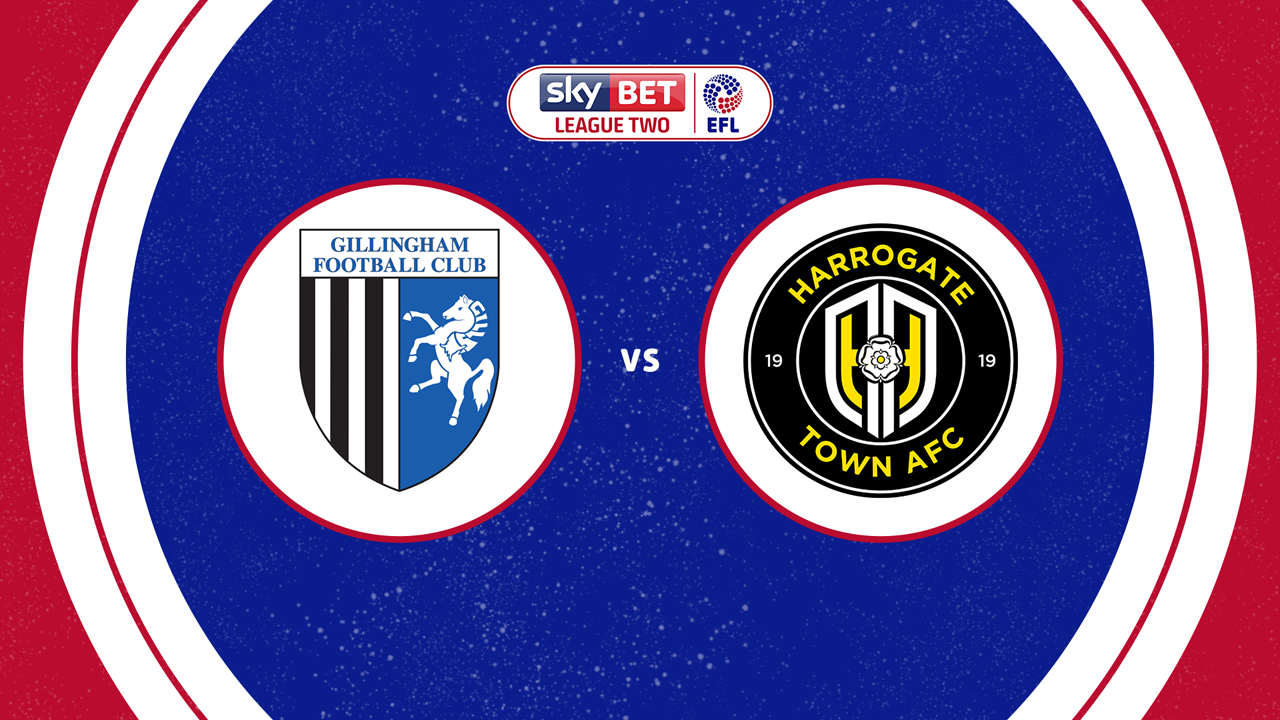 Gillingham vs Harrogate Town poster