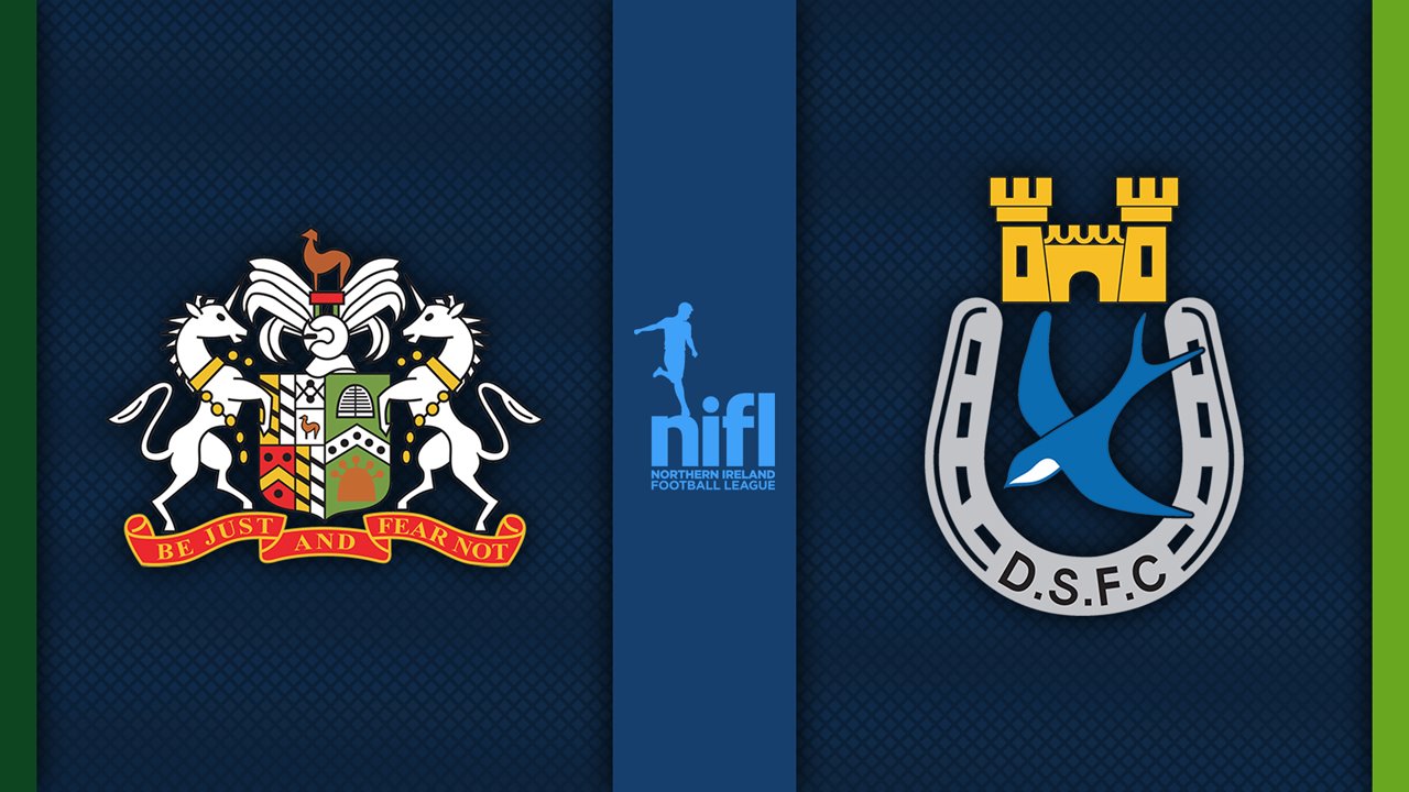 Glenavon vs Dungannon Swifts poster Glenavon vs Dungannon Swifts poster