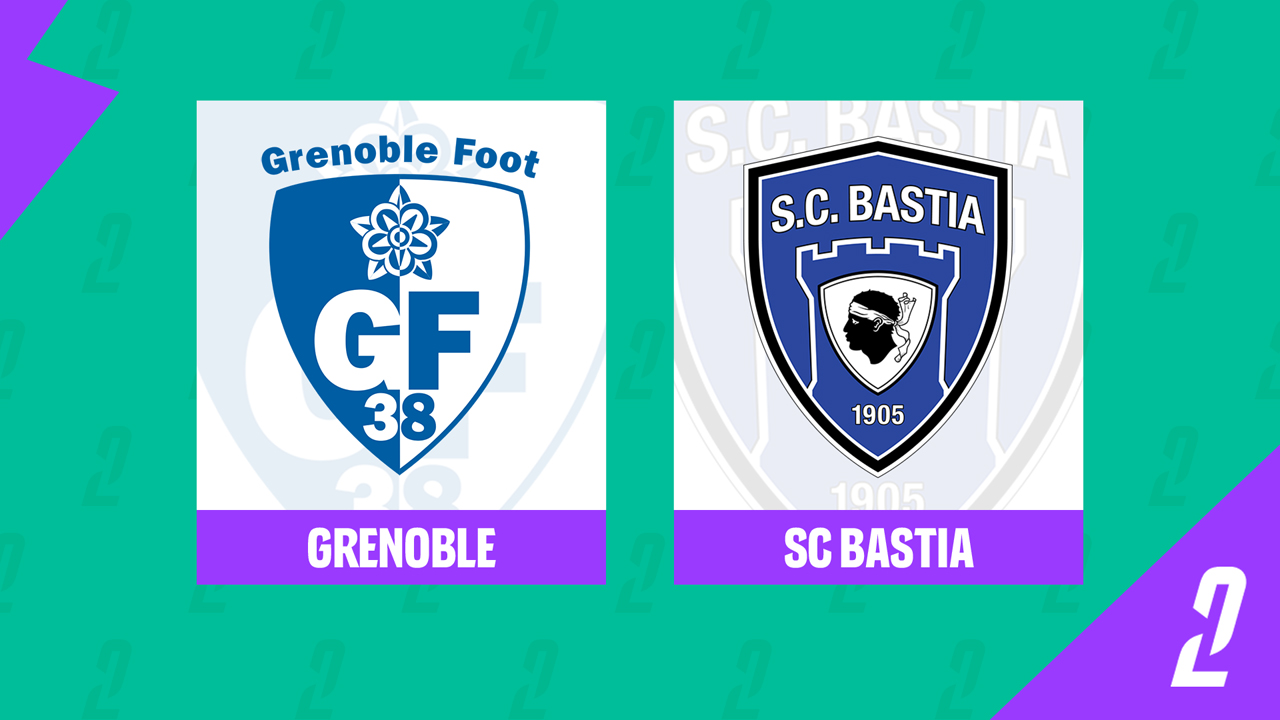Grenoble vs Bastia poster Grenoble vs Bastia poster