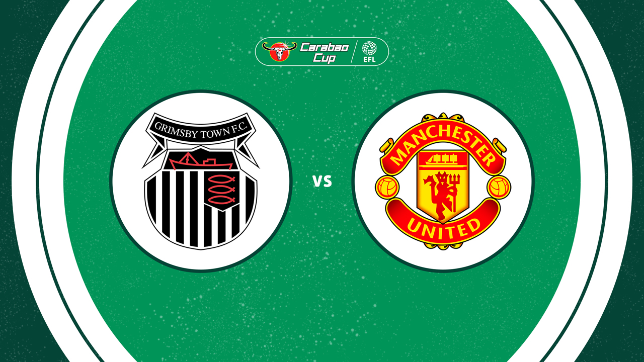 Grimsby Town vs Manchester United poster Grimsby Town vs Manchester United poster