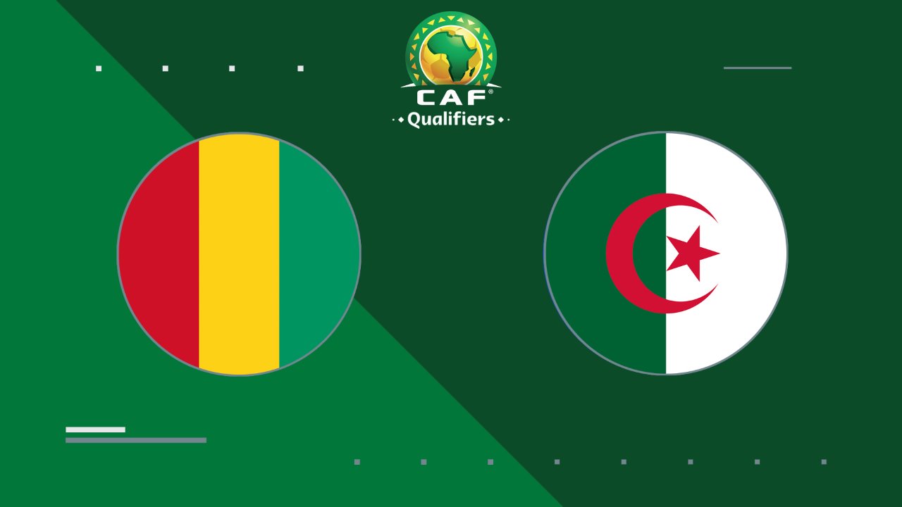 Guinea vs Algeria poster Guinea vs Algeria poster