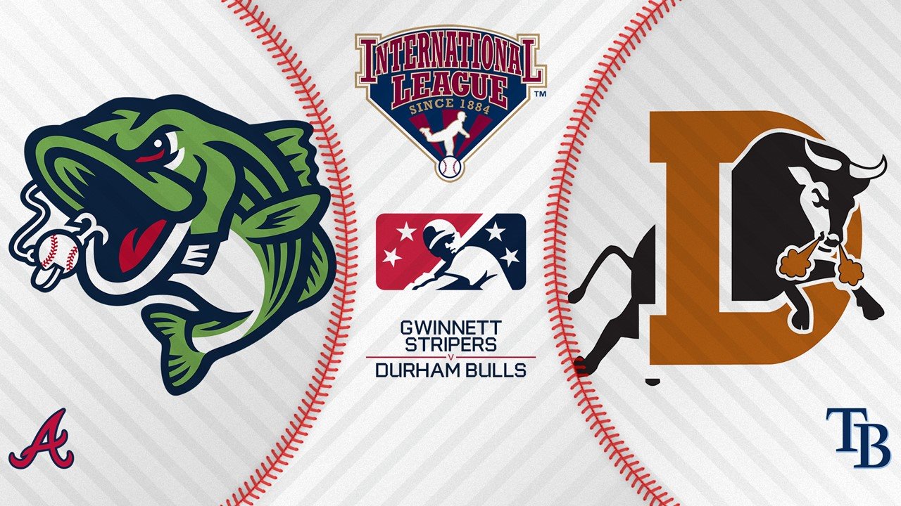 Gwinnett Stripers vs Durham Bulls poster Gwinnett Stripers vs Durham Bulls poster
