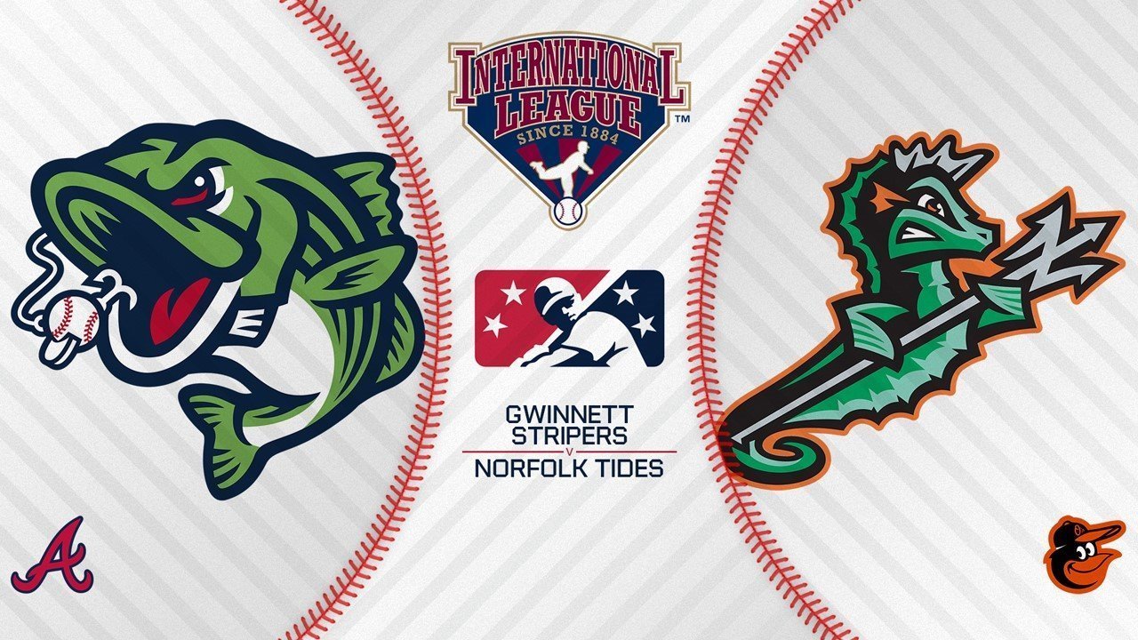 Gwinnett Stripers vs Norfolk Tides poster Gwinnett Stripers vs Norfolk Tides poster