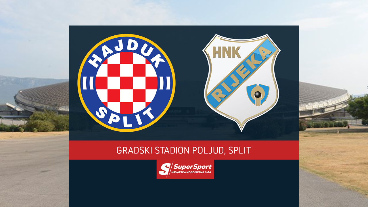 Hajduk Split vs Rijeka poster Hajduk Split vs Rijeka poster