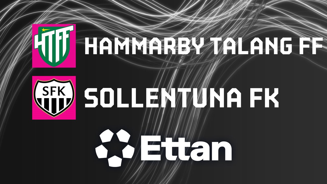 Hammarby Talang vs Sollentuna poster Hammarby Talang vs Sollentuna poster
