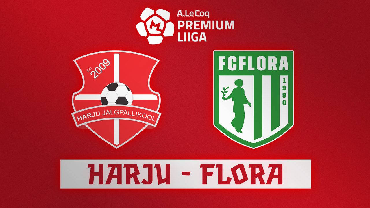 Harju JK Laagri vs Flora Tallinn poster Harju JK Laagri vs Flora Tallinn poster