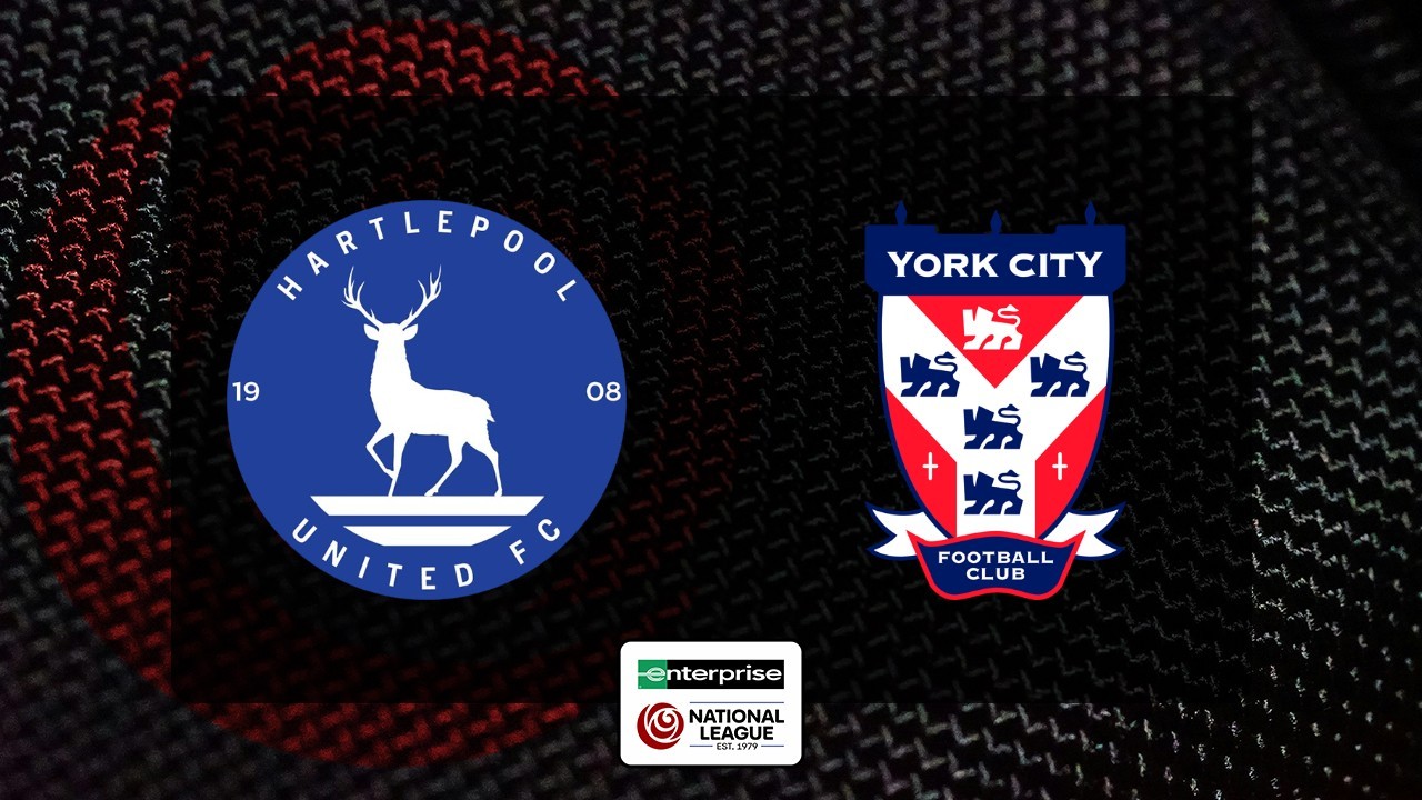 Hartlepool United vs York City poster Hartlepool United vs York City poster