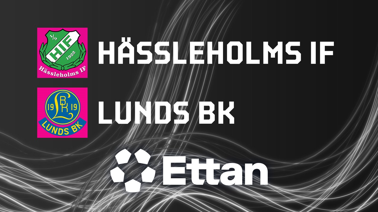 Hässleholms IF vs Lunds BK poster Hässleholms IF vs Lunds BK poster