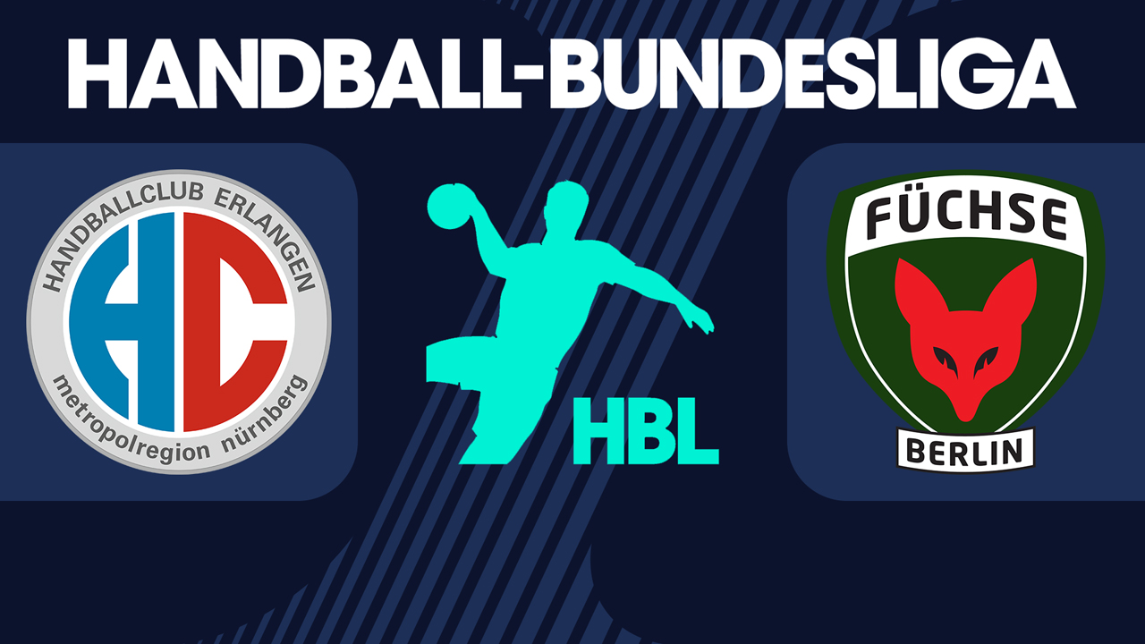 HC Erlangen vs Füchse Berlin poster HC Erlangen vs Füchse Berlin poster