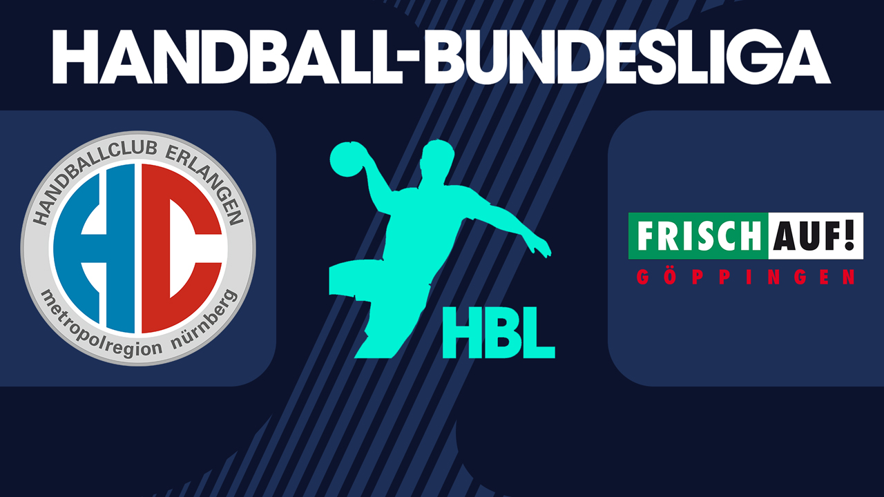 HC Erlangen vs TPSG Frisch Auf Göppingen poster