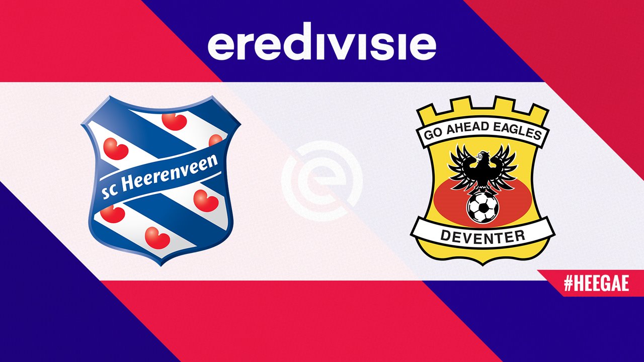 Heerenveen vs Go Ahead Eagles poster Heerenveen vs Go Ahead Eagles poster