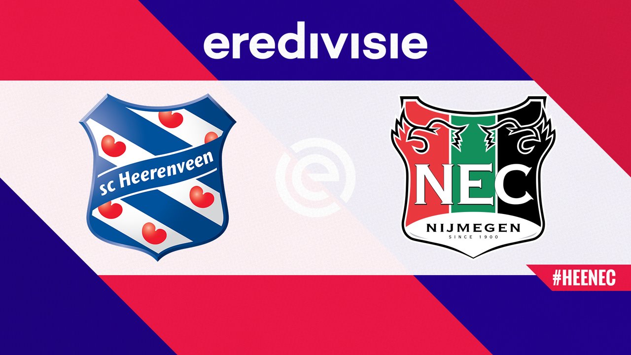 Heerenveen vs NEC Nijmegen poster Heerenveen vs NEC Nijmegen poster