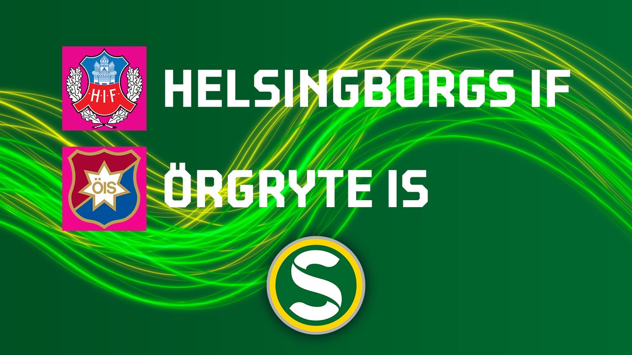 Helsingborg vs Oergryte poster Helsingborg vs Oergryte poster
