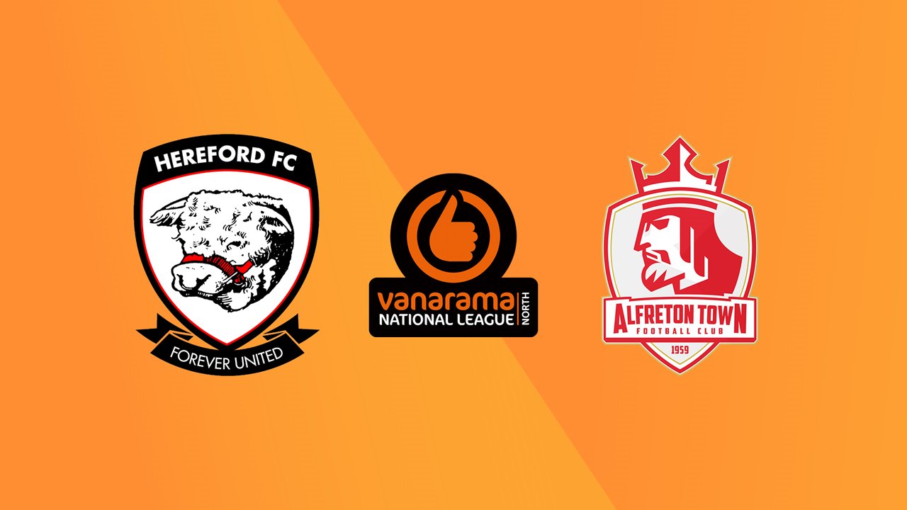 Hereford vs Alfreton Town poster Hereford vs Alfreton Town poster