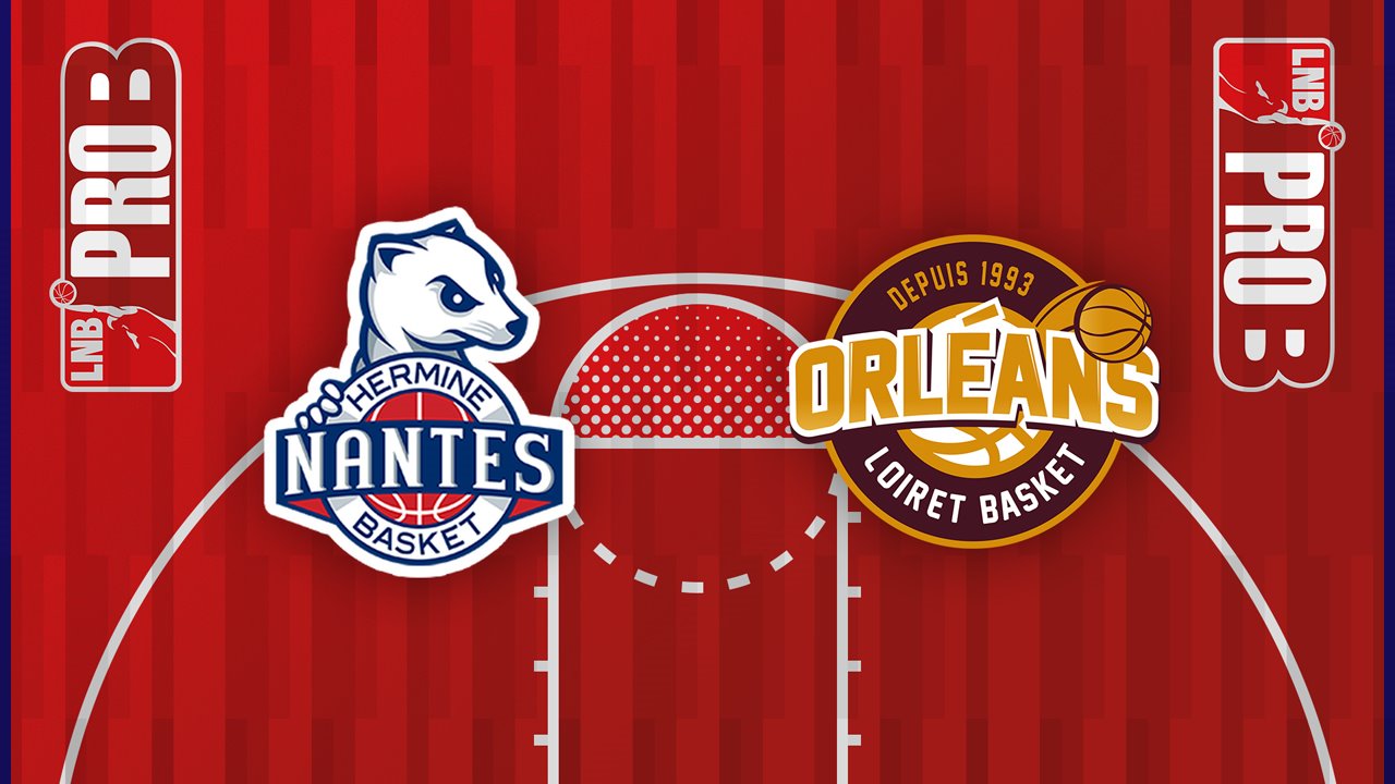 Hermine Nantes Basket vs Orléans Loiret Basket poster Hermine Nantes Basket vs Orléans Loiret Basket poster