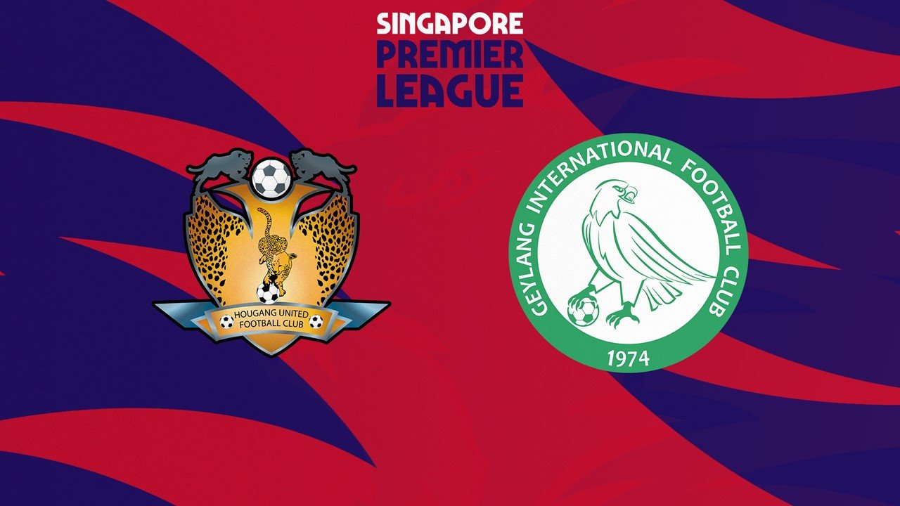 Hougang United vs Geylang International poster Hougang United vs Geylang International poster