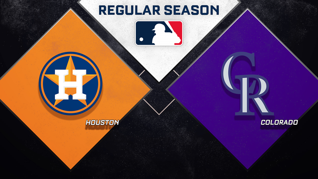 Houston Astros vs Colorado Rockies poster Houston Astros vs Colorado Rockies poster