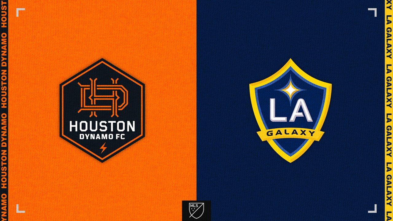 Houston Dynamo vs LA Galaxy poster Houston Dynamo vs LA Galaxy poster