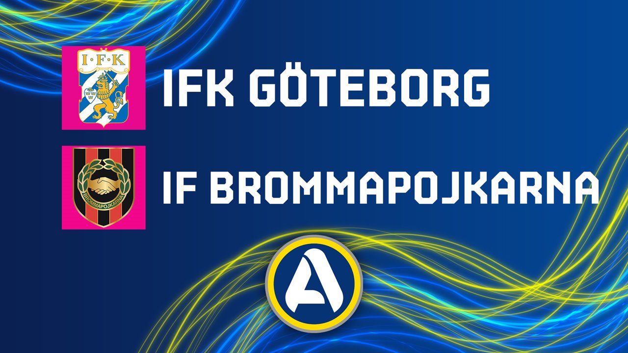 IFK Gothenburg vs Brommapojkarna poster IFK Gothenburg vs Brommapojkarna poster