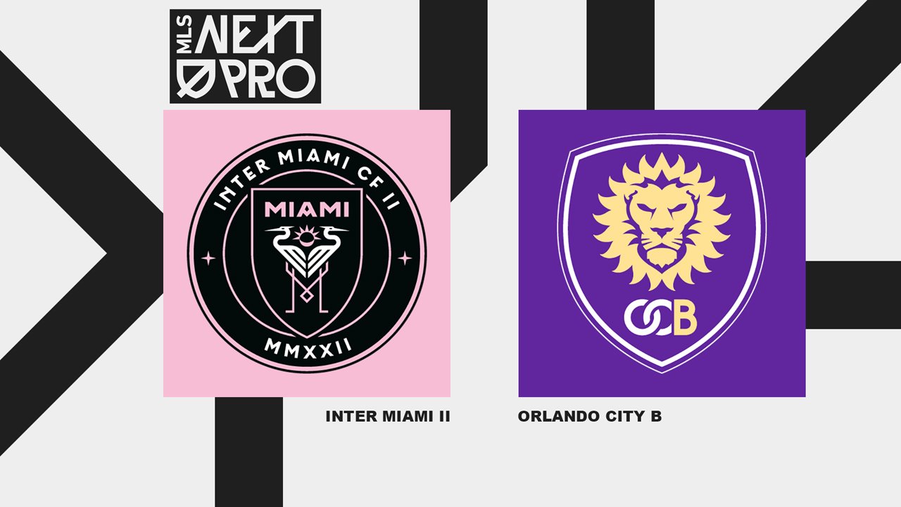 Inter Miami II vs Orlando City B poster Inter Miami II vs Orlando City B poster
