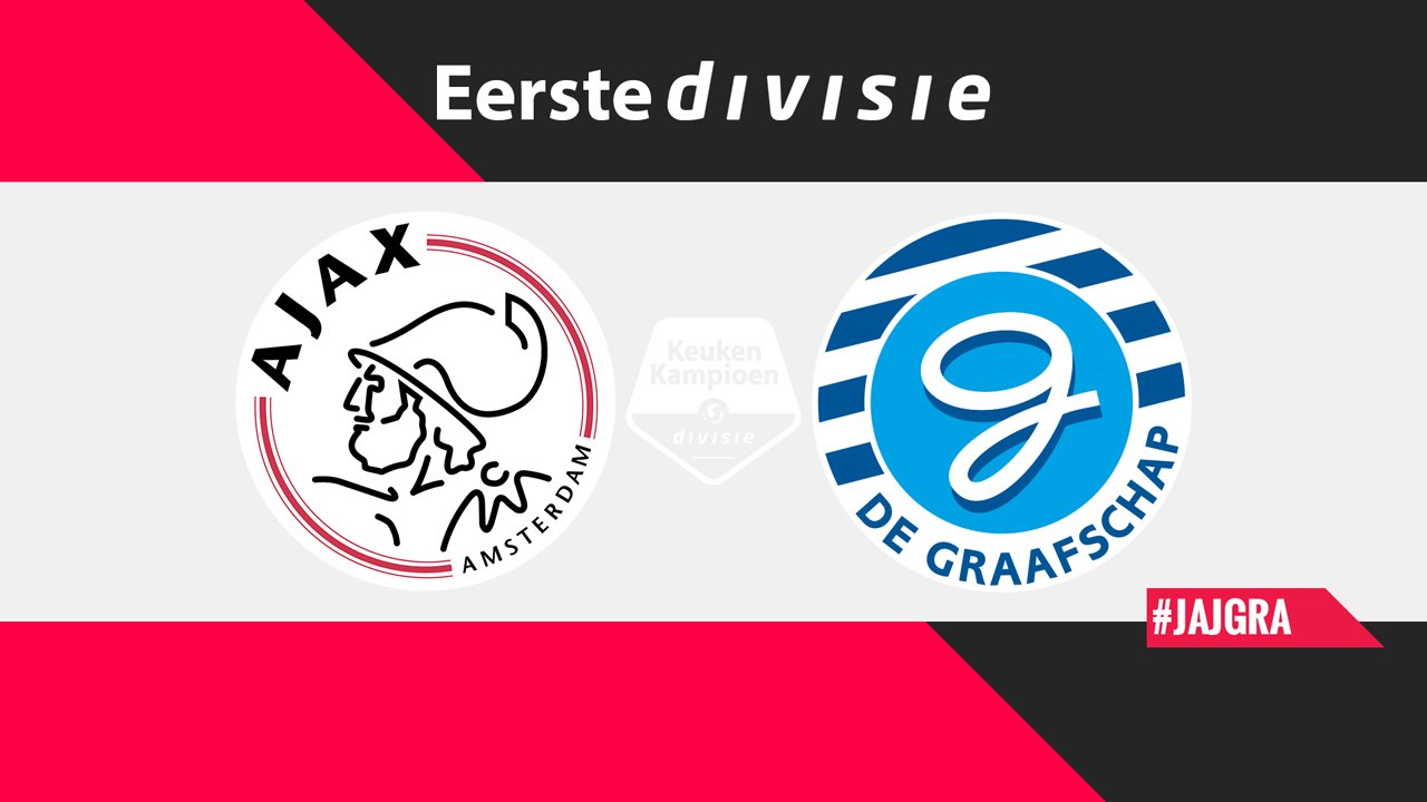 Jong Ajax vs De Graafschap poster Jong Ajax vs De Graafschap poster