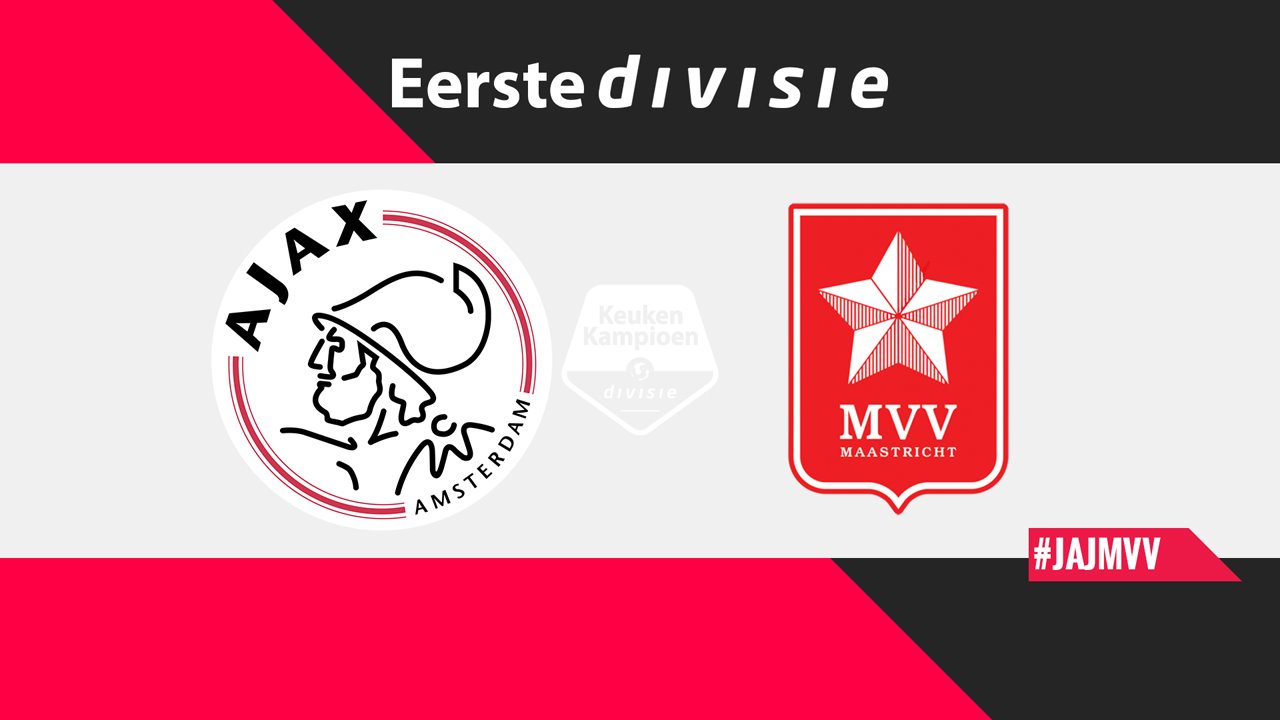 Jong Ajax vs MVV Maastricht poster Jong Ajax vs MVV Maastricht poster