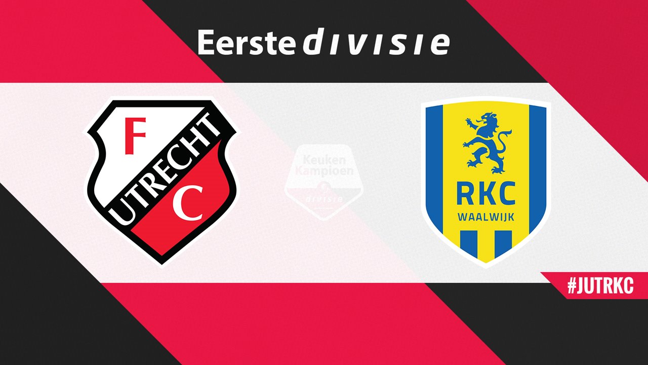 Jong Utrecht vs RKC Waalwijk poster Jong Utrecht vs RKC Waalwijk poster