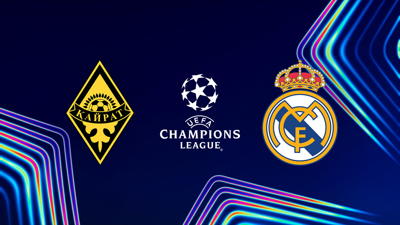 Kairat Almaty vs Real Madrid poster Kairat Almaty vs Real Madrid poster