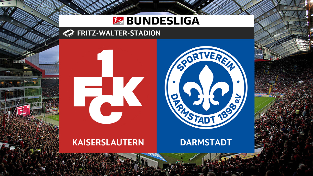 Kaiserslautern vs Darmstadt poster