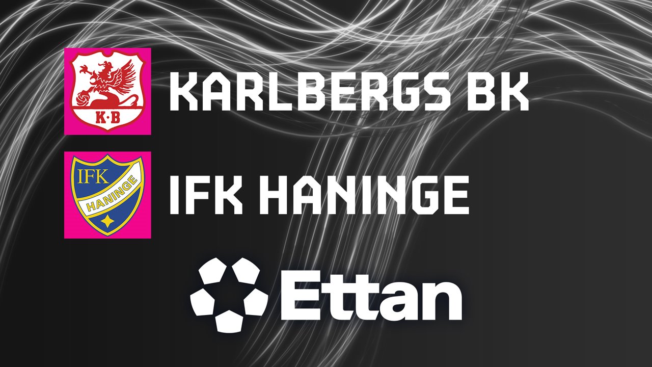 Karlberg vs IFK Haninge poster Karlberg vs IFK Haninge poster
