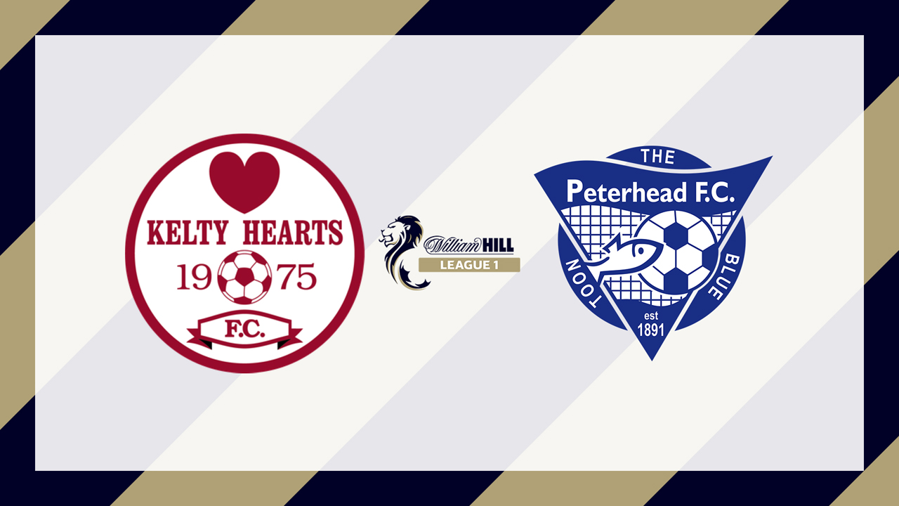 Kelty Hearts vs Peterhead poster Kelty Hearts vs Peterhead poster