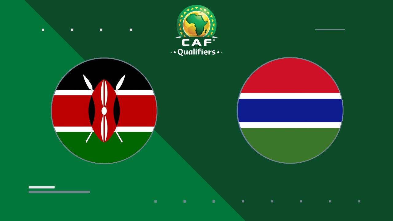 Kenya vs Gambia poster Kenya vs Gambia poster