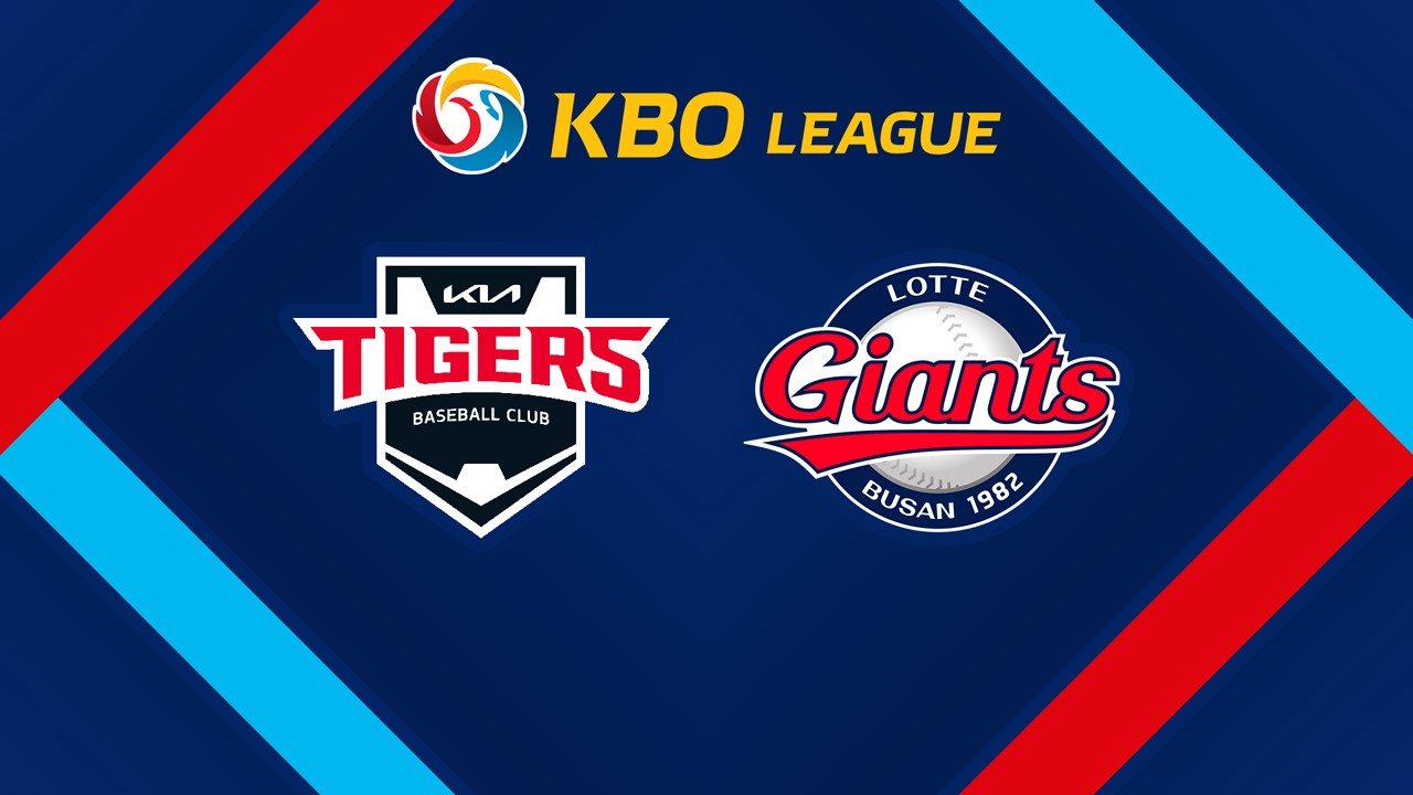 Kia Tigers vs Lotte Giants poster Kia Tigers vs Lotte Giants poster