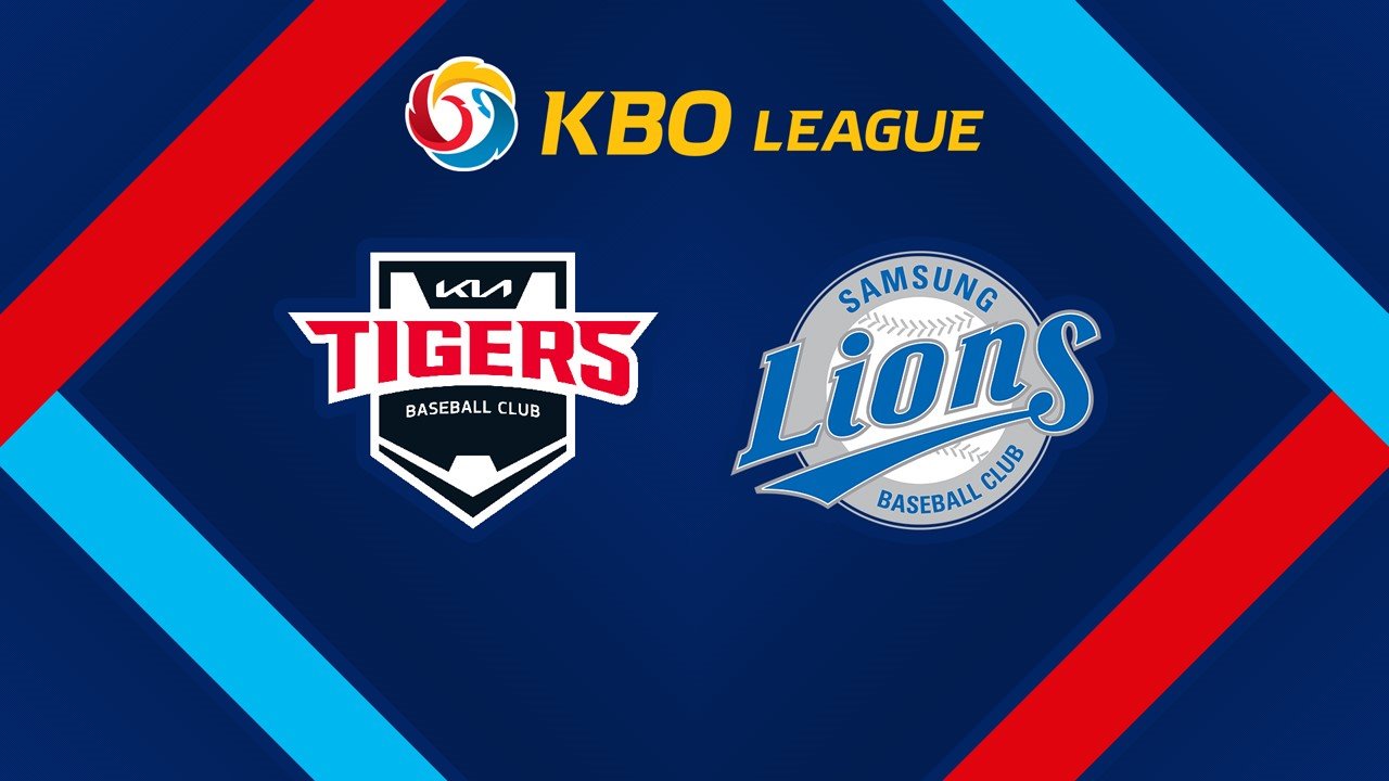 Kia Tigers vs Samsung Lions poster Kia Tigers vs Samsung Lions poster