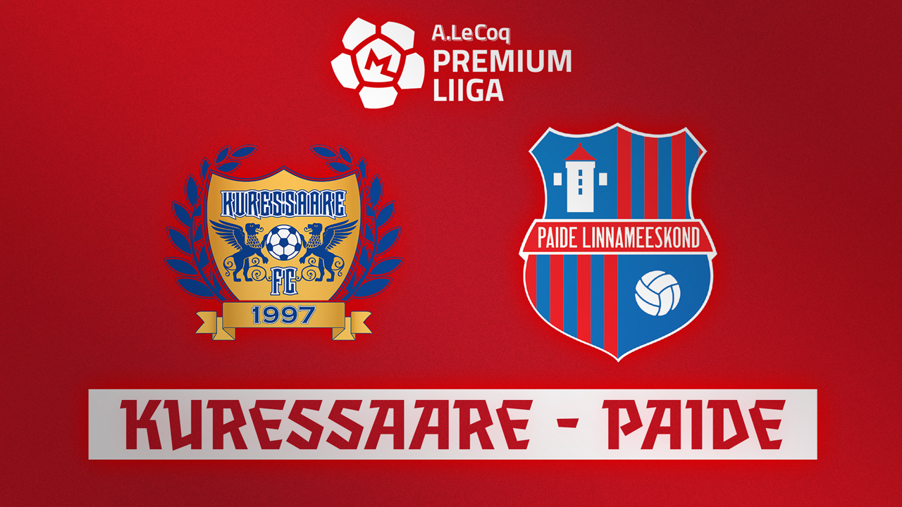 Kuressaare vs Paide Linnameeskond poster Kuressaare vs Paide Linnameeskond poster