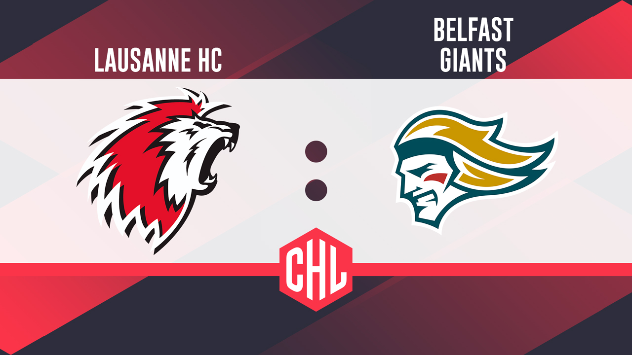 Lausanne HC vs Belfast Giants poster Lausanne HC vs Belfast Giants poster
