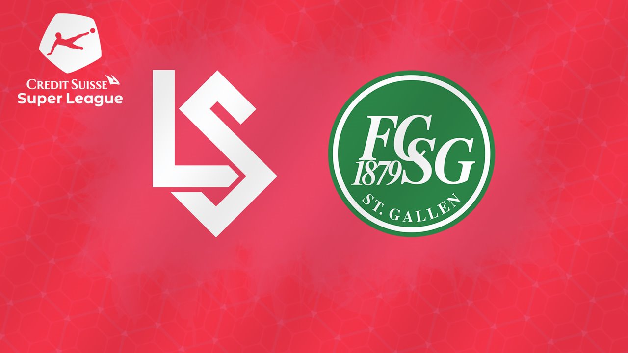 Lausanne-Sport vs St. Gallen poster Lausanne-Sport vs St. Gallen poster