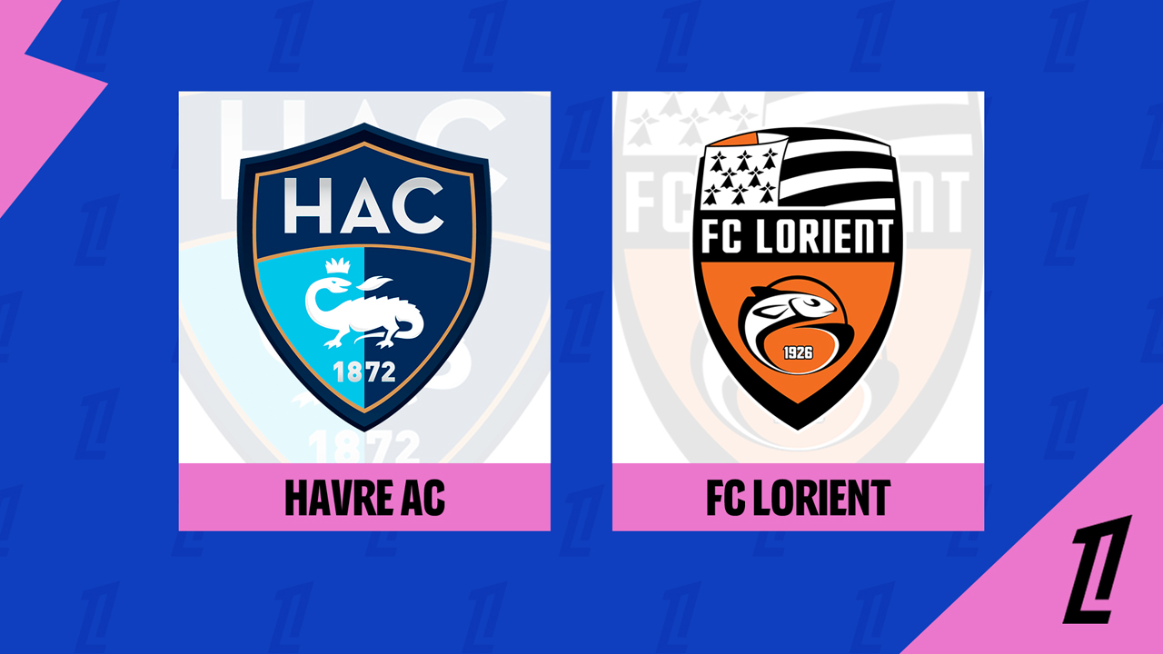 Le Havre vs Lorient poster Le Havre vs Lorient poster