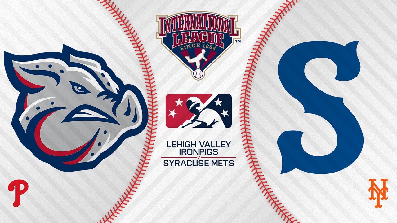 Lehigh Valley IronPigs vs Syracuse Mets poster Lehigh Valley IronPigs vs Syracuse Mets poster