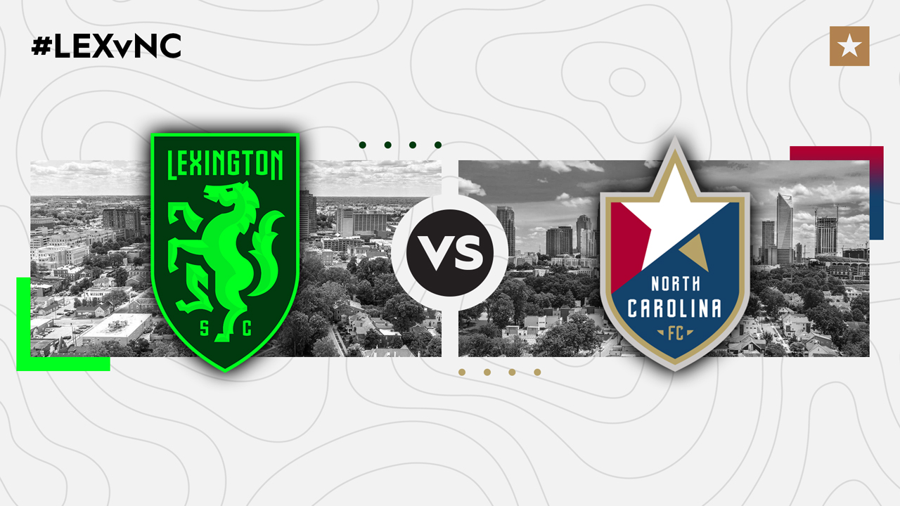 Lexington SC vs North Carolina FC poster Lexington SC vs North Carolina FC poster