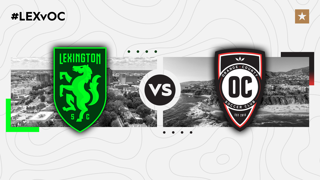 Lexington SC vs Orange County SC poster Lexington SC vs Orange County SC poster