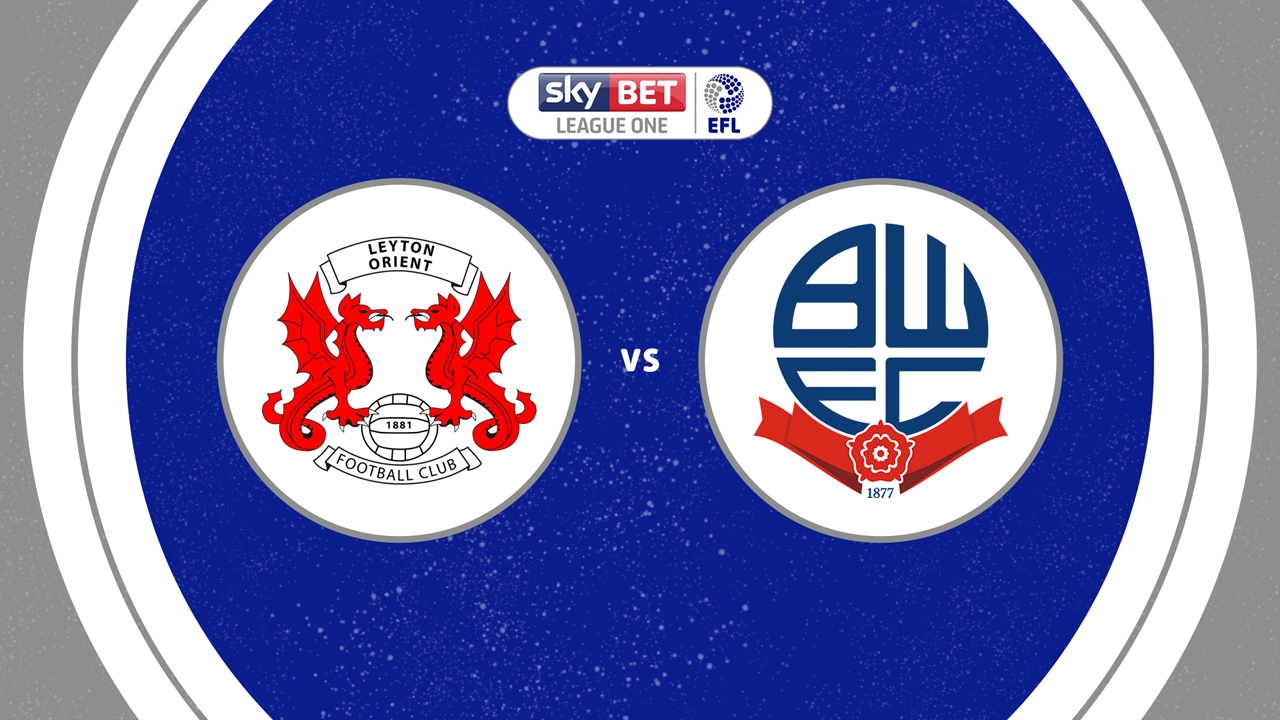 Leyton Orient vs Bolton Wanderers poster Leyton Orient vs Bolton Wanderers poster