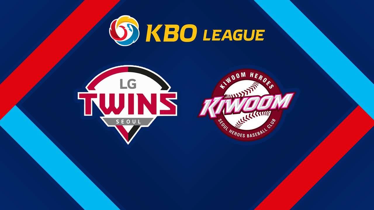 LG Twins vs Kiwoom Heroes poster LG Twins vs Kiwoom Heroes poster