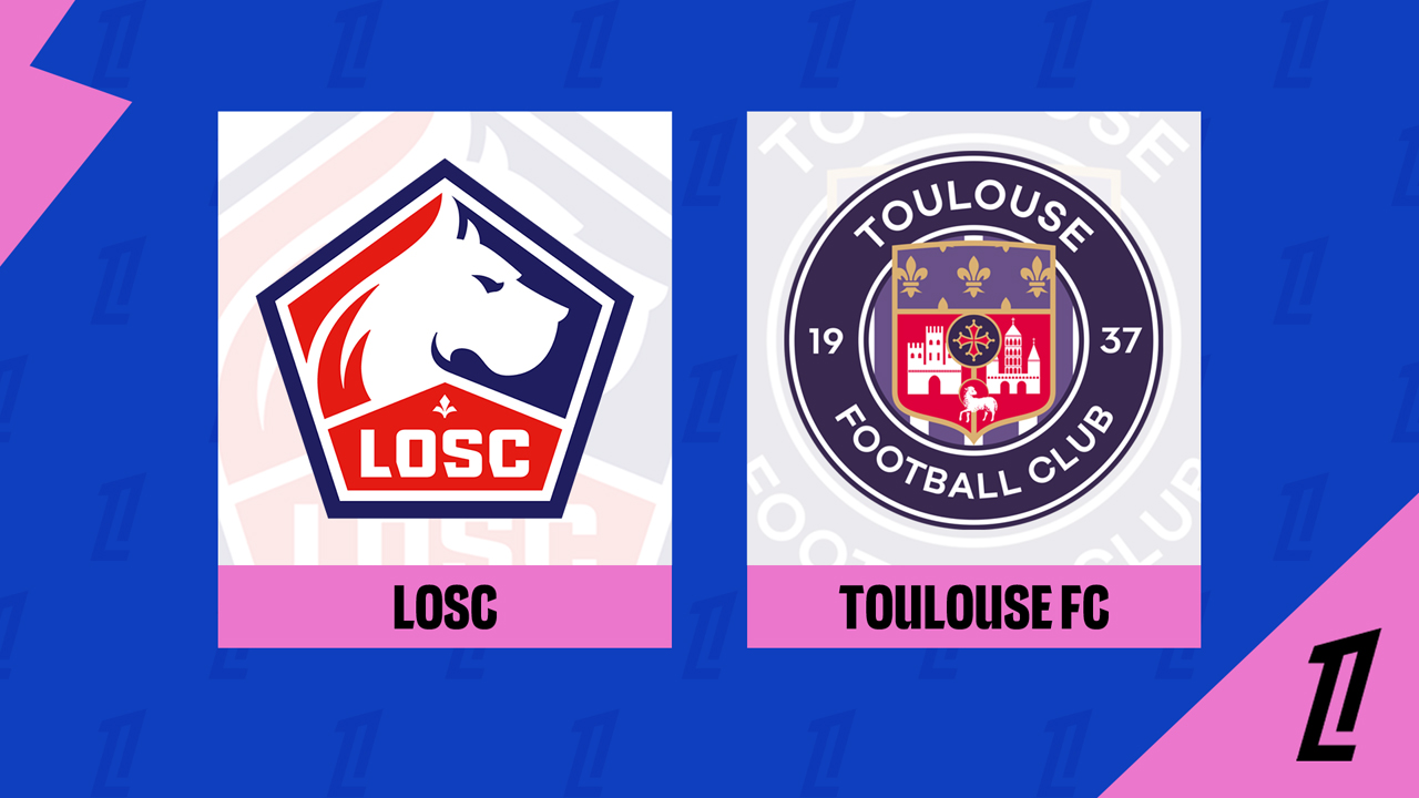 Lille vs Toulouse poster Lille vs Toulouse poster
